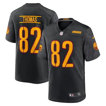 mens nike logan thomas black washington commanders alternat